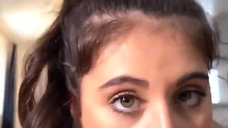 Nasty brunette pornstar with big boobs